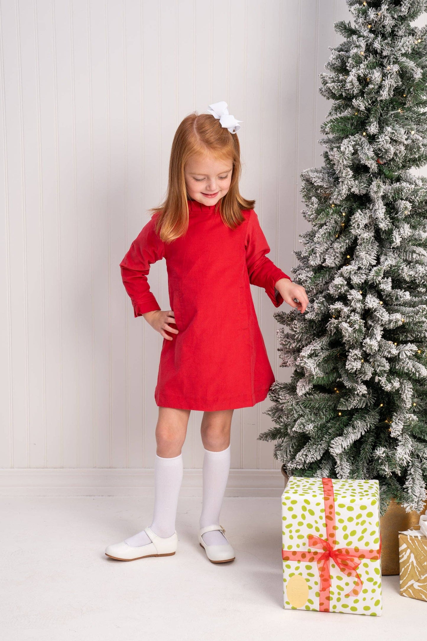 The Oaks- Kate Red Cord Dress