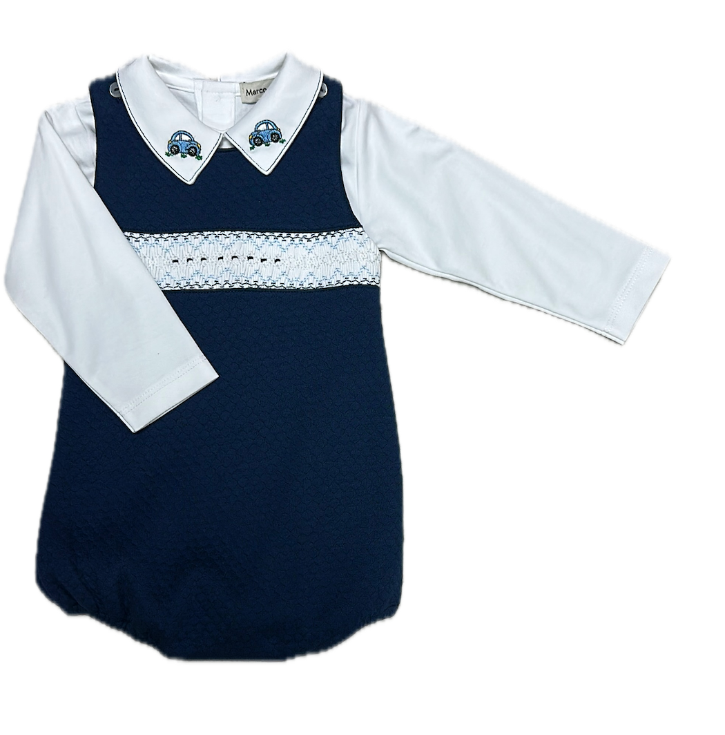 Smocked romper set Ariana and Drew Collection