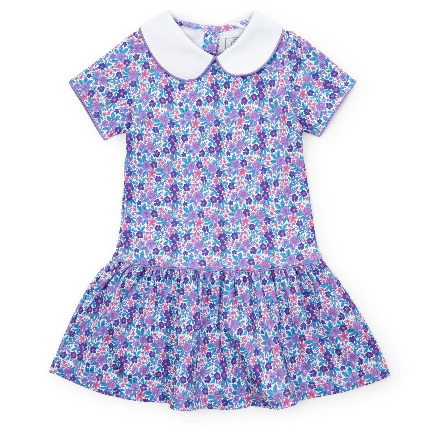 Libby Girls' Dress - Blackberry Floral