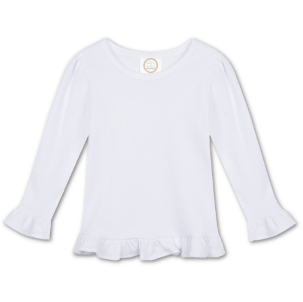 Girl's Long Sleeve Ruffle