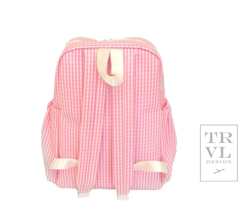 Backpacker- Gingham Pink