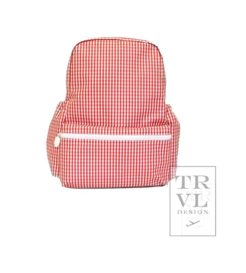 Backpacker- Gingham Red