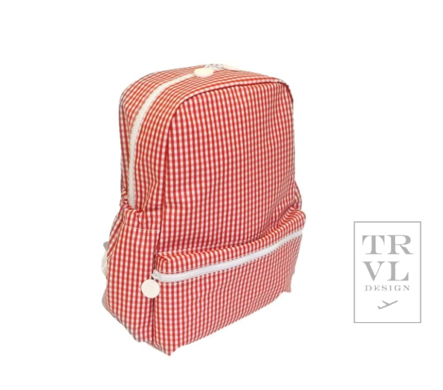 Backpacker- Gingham Red