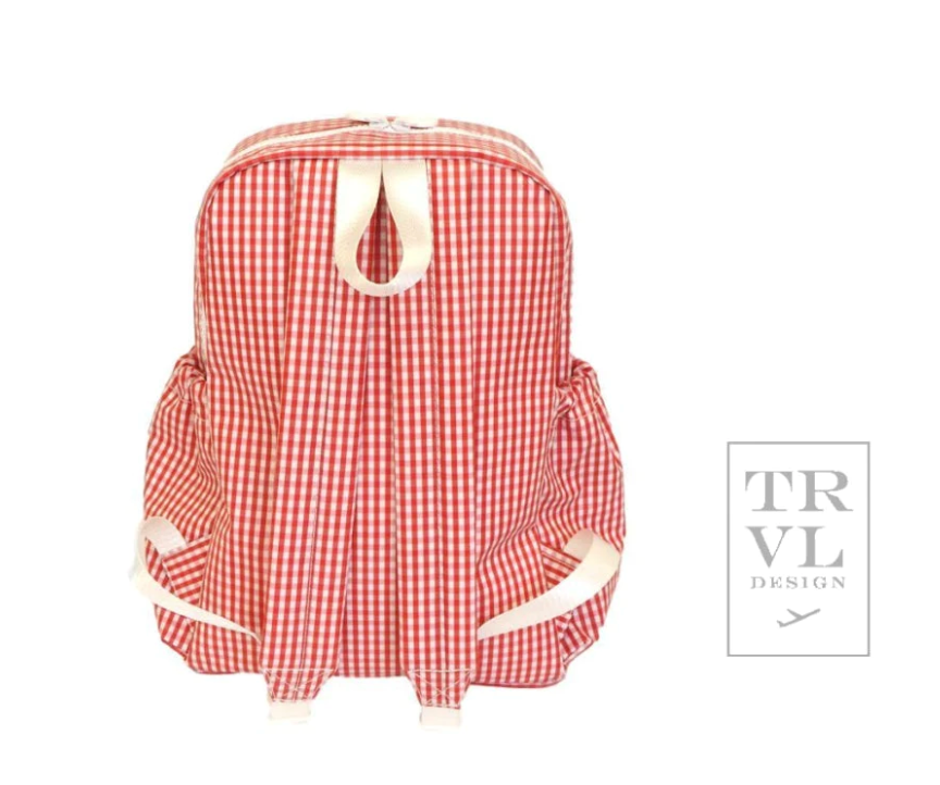 Backpacker- Gingham Red