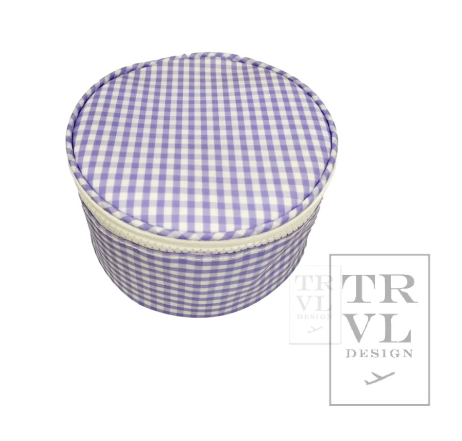 Roundup Case- Gingham Lilac