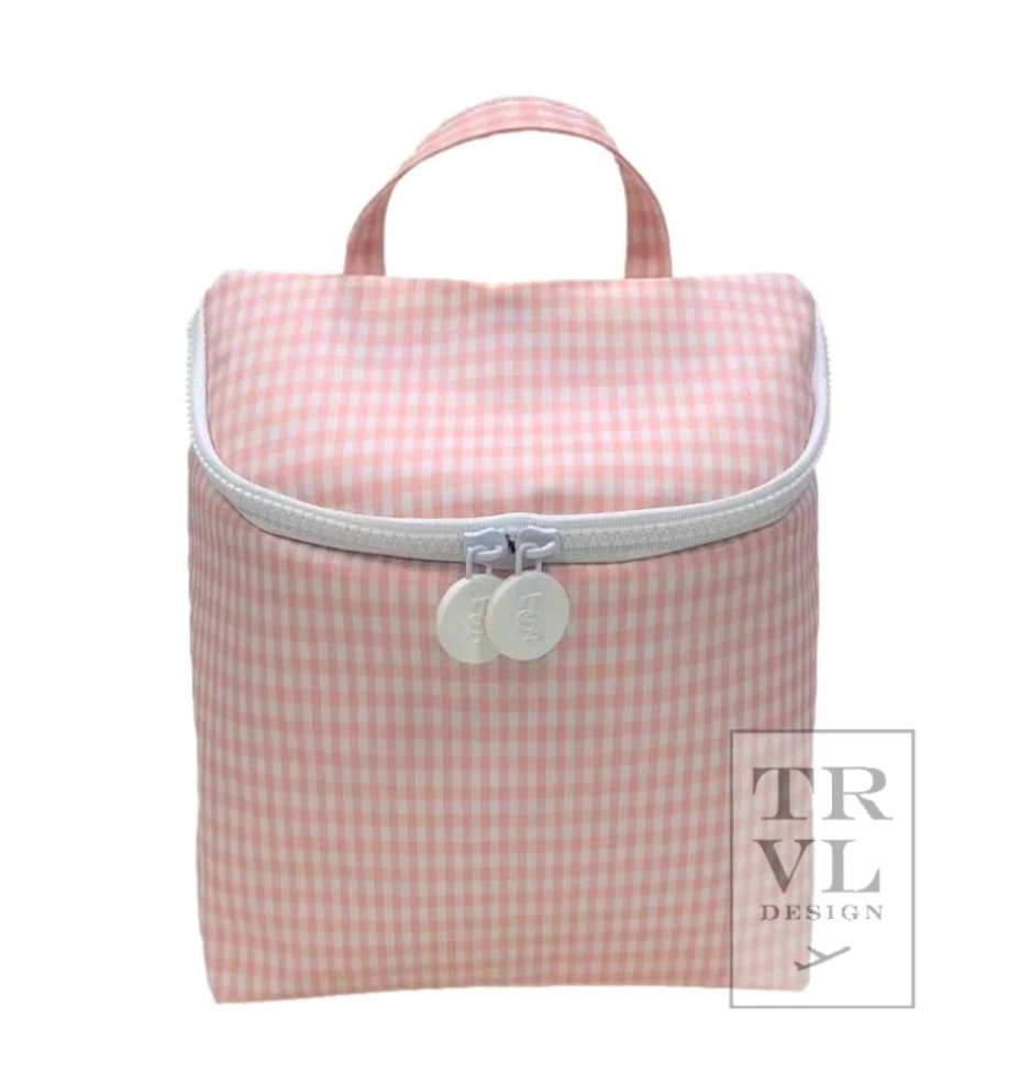 Takeaway Lunch Bag- Gingham Taffy