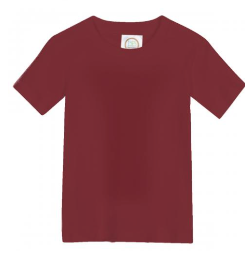 Short Sleeve Tee- Crimson