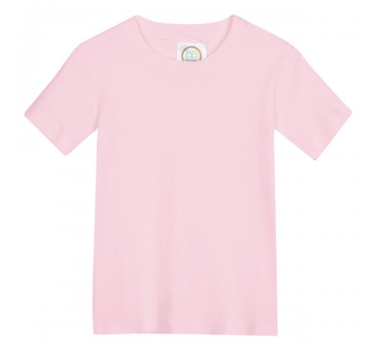 Short Sleeve Tee- Light Pink