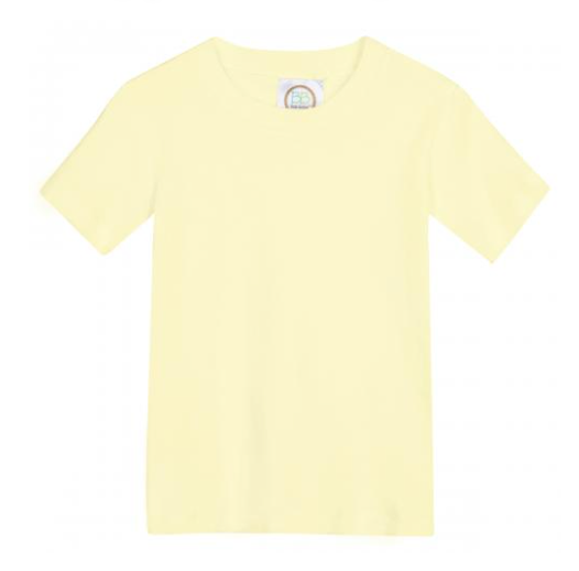 Short Sleeve Tee- Pale Yellow