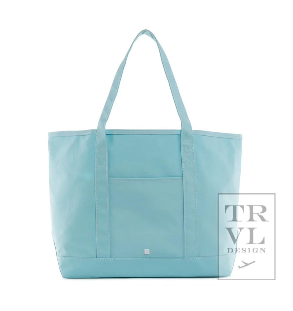 Maxi Tote- Lake Blue