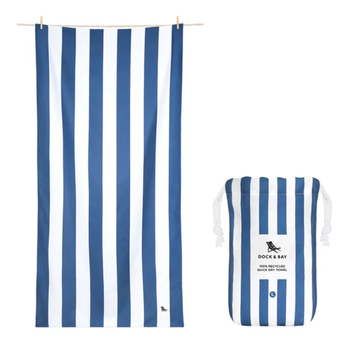 Quick Dry Towels - Whitsunday Blue