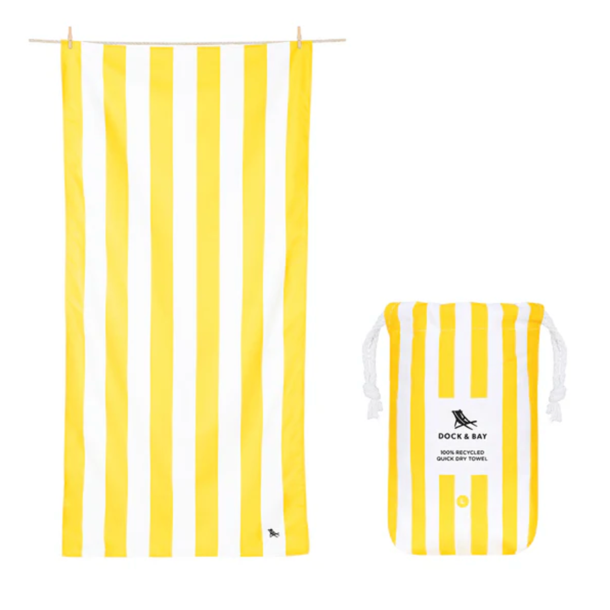 Quick Dry Towels - Boracay Yellow