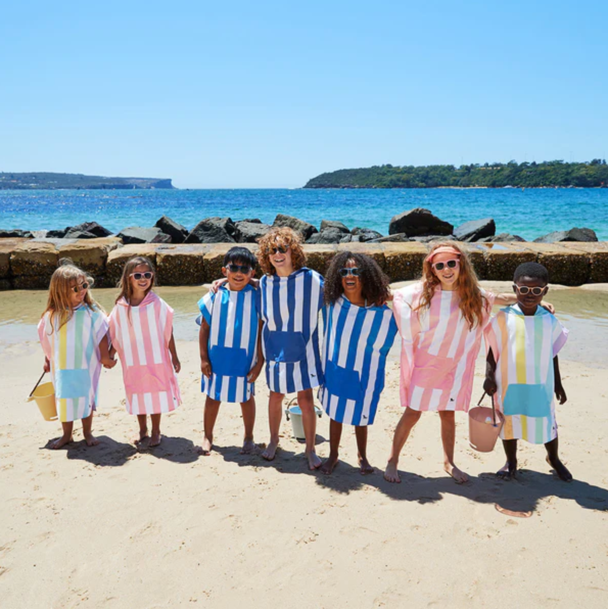 Poncho Kids - Pink