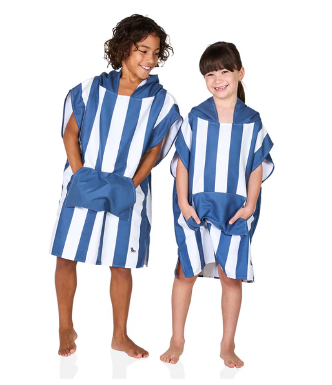 Poncho Kids - Whitsunday Blue