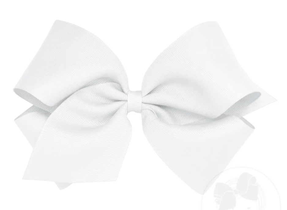 King Classic Grosgrain Hair Bow (Plain Wrap)