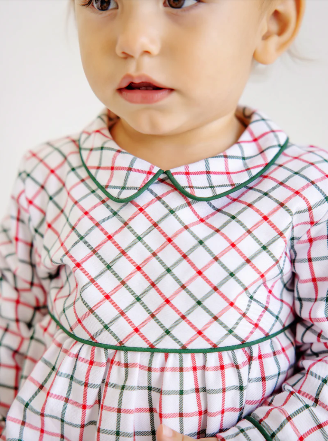 Long Sleeve Bradford Bubble-Old Town Tattersall with Grier Green