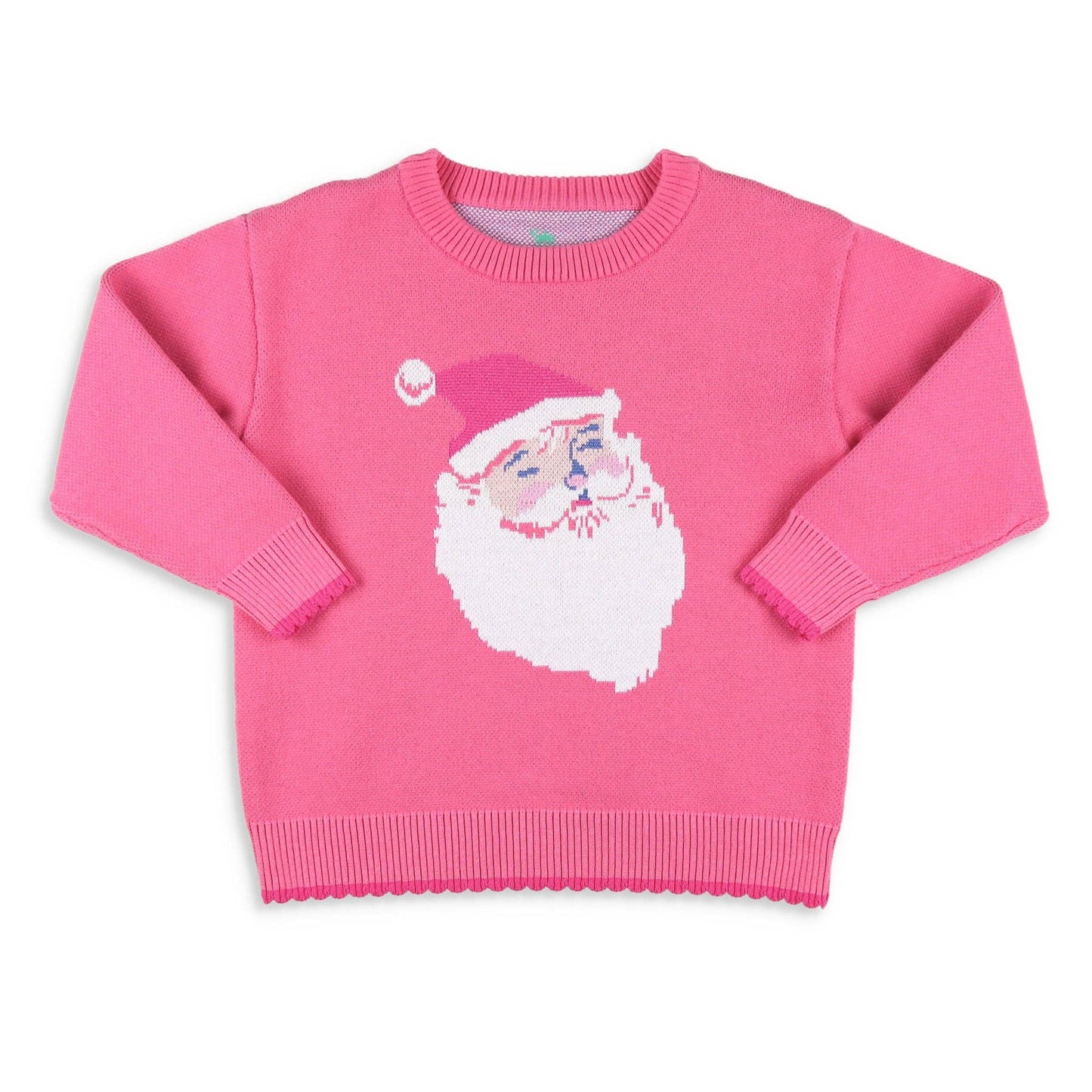 Girls Sweater - Jolly Santa: M