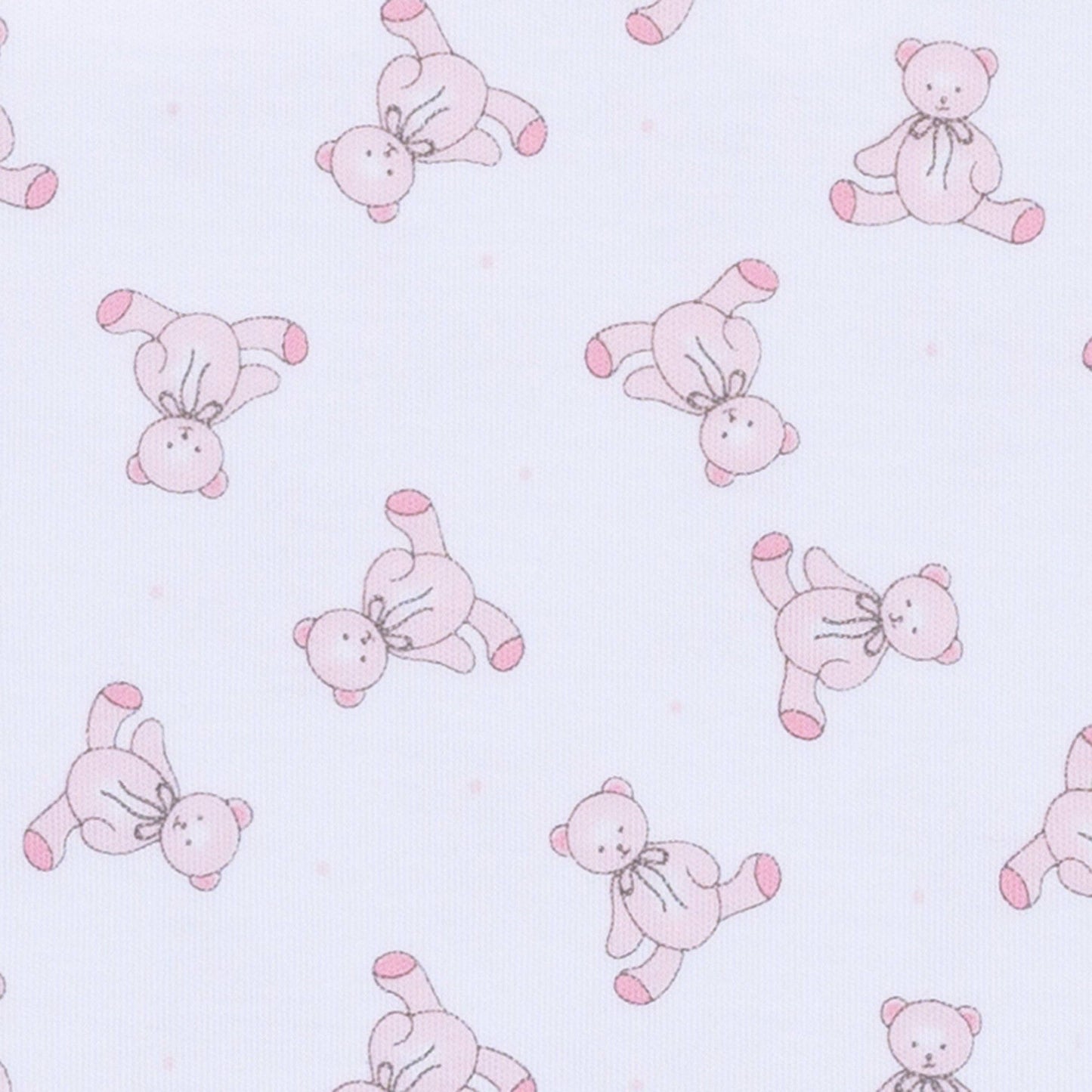 Baby's Teddy Footie - Pink