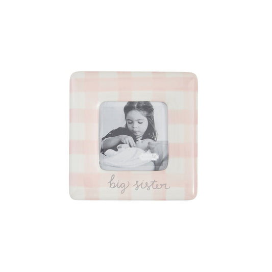 Gingham Big Sis Frame