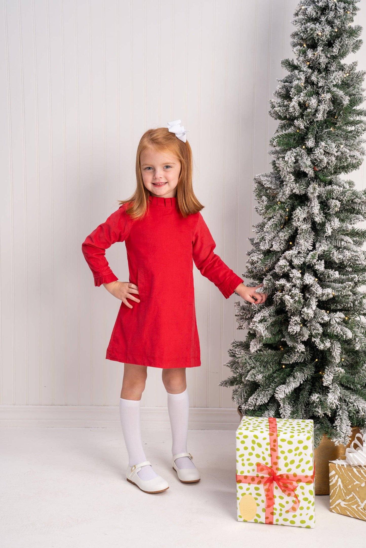 The Oaks- Kate Red Cord Dress