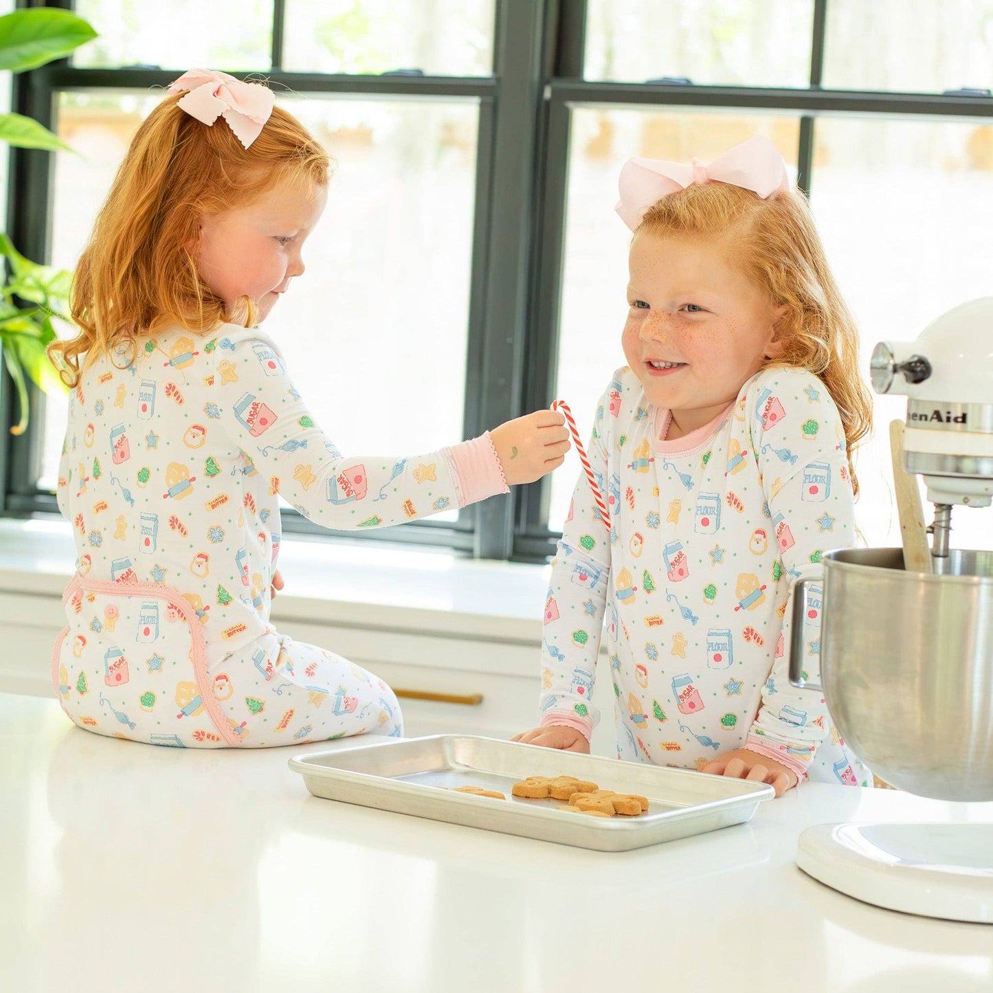 Pink Bamboo Loungewear - Cookie Crew: 2T