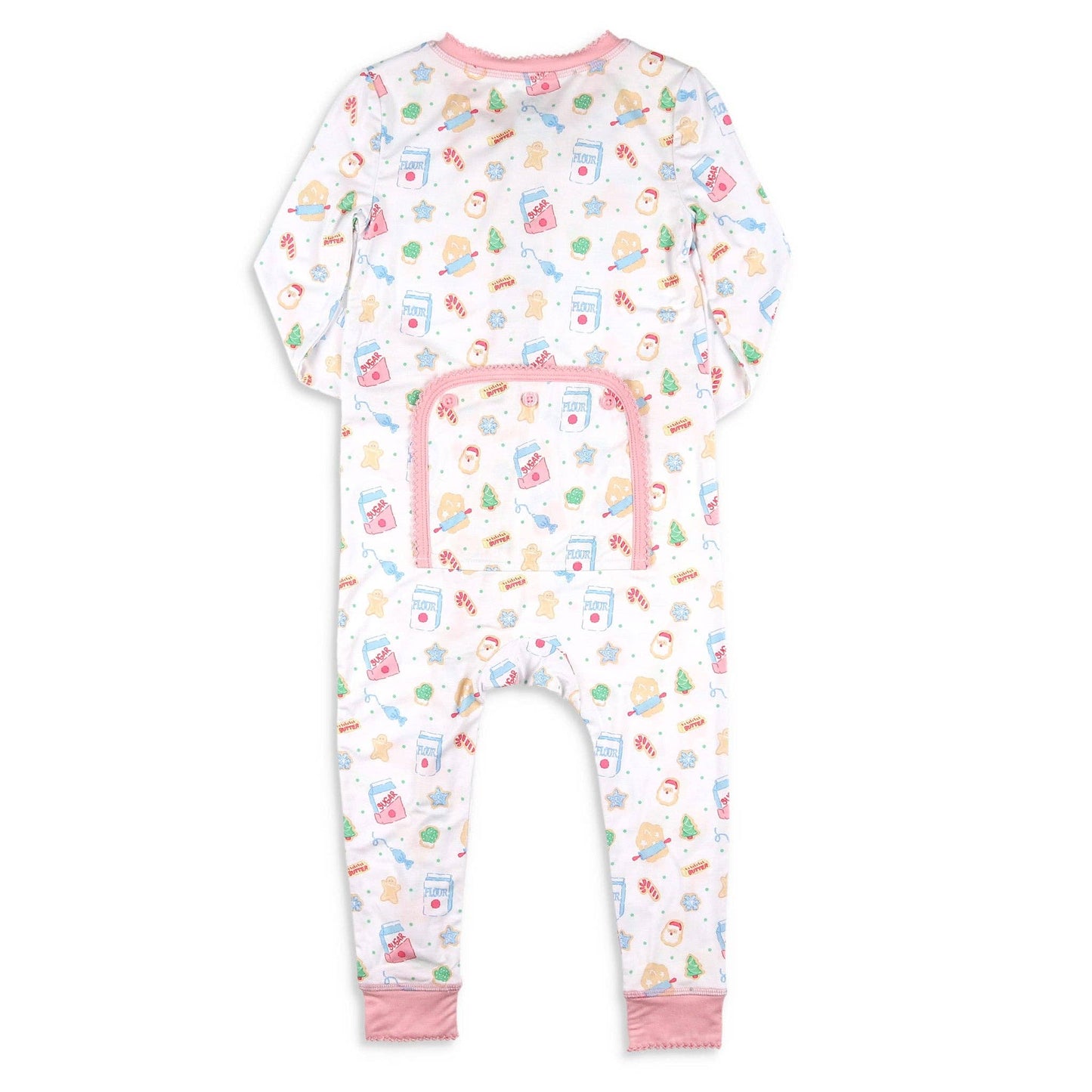Pink Bamboo Onesie - Cookie Crew: 18M