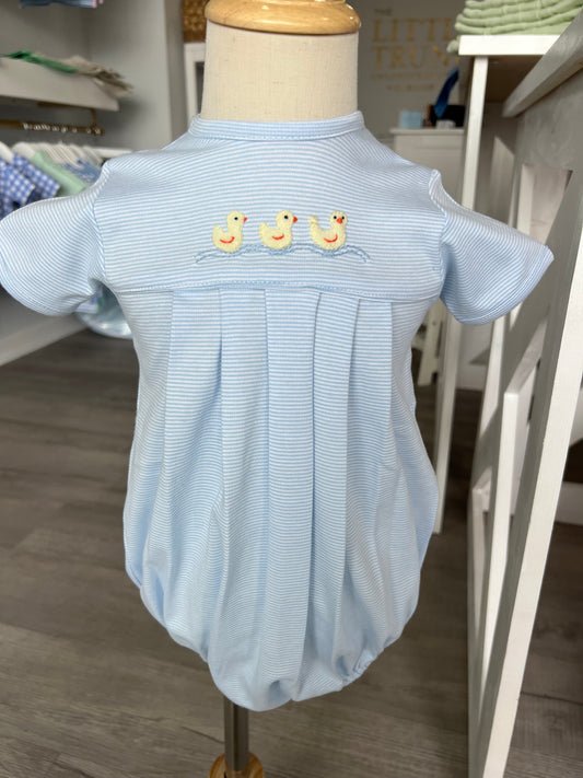 3 Little Ducks Pleated Romper