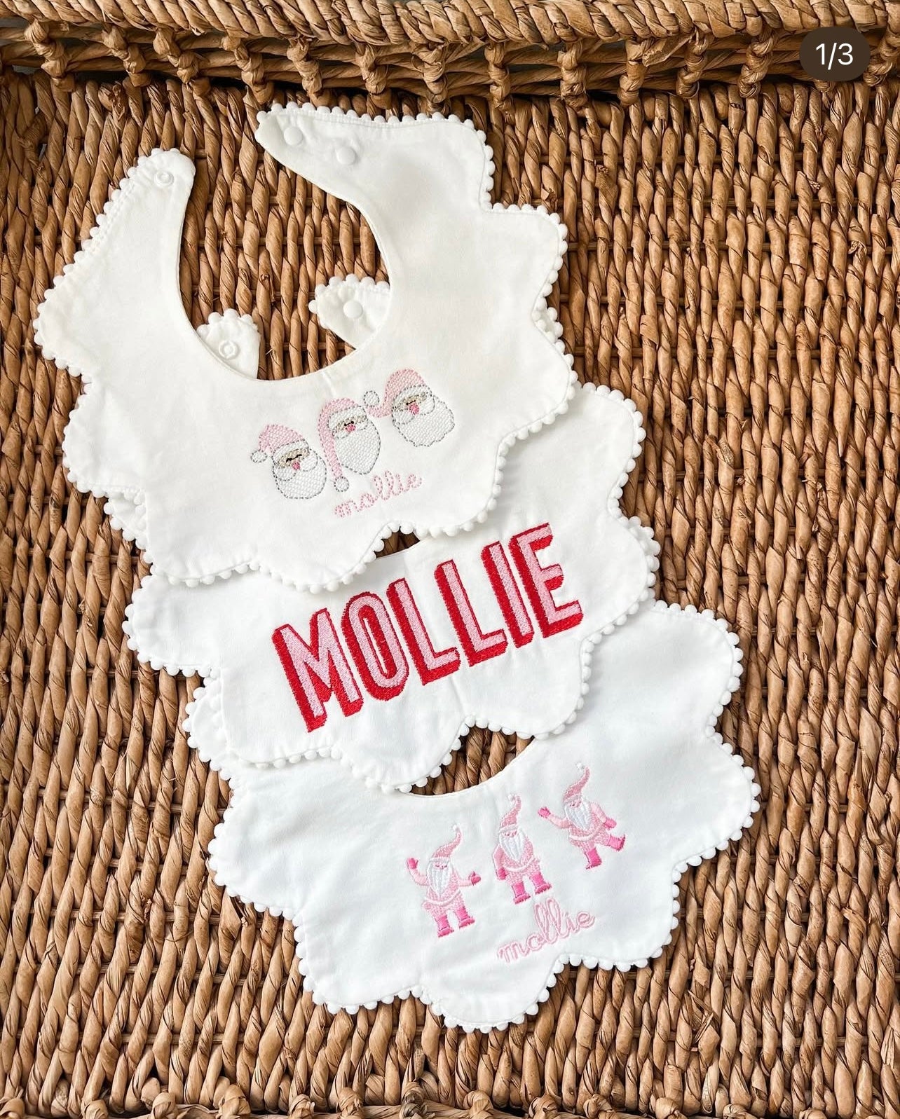 Scalloped Bib (bundle options included)