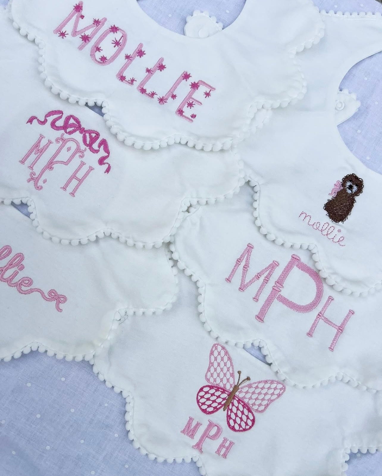 Scalloped Bib (bundle options included)