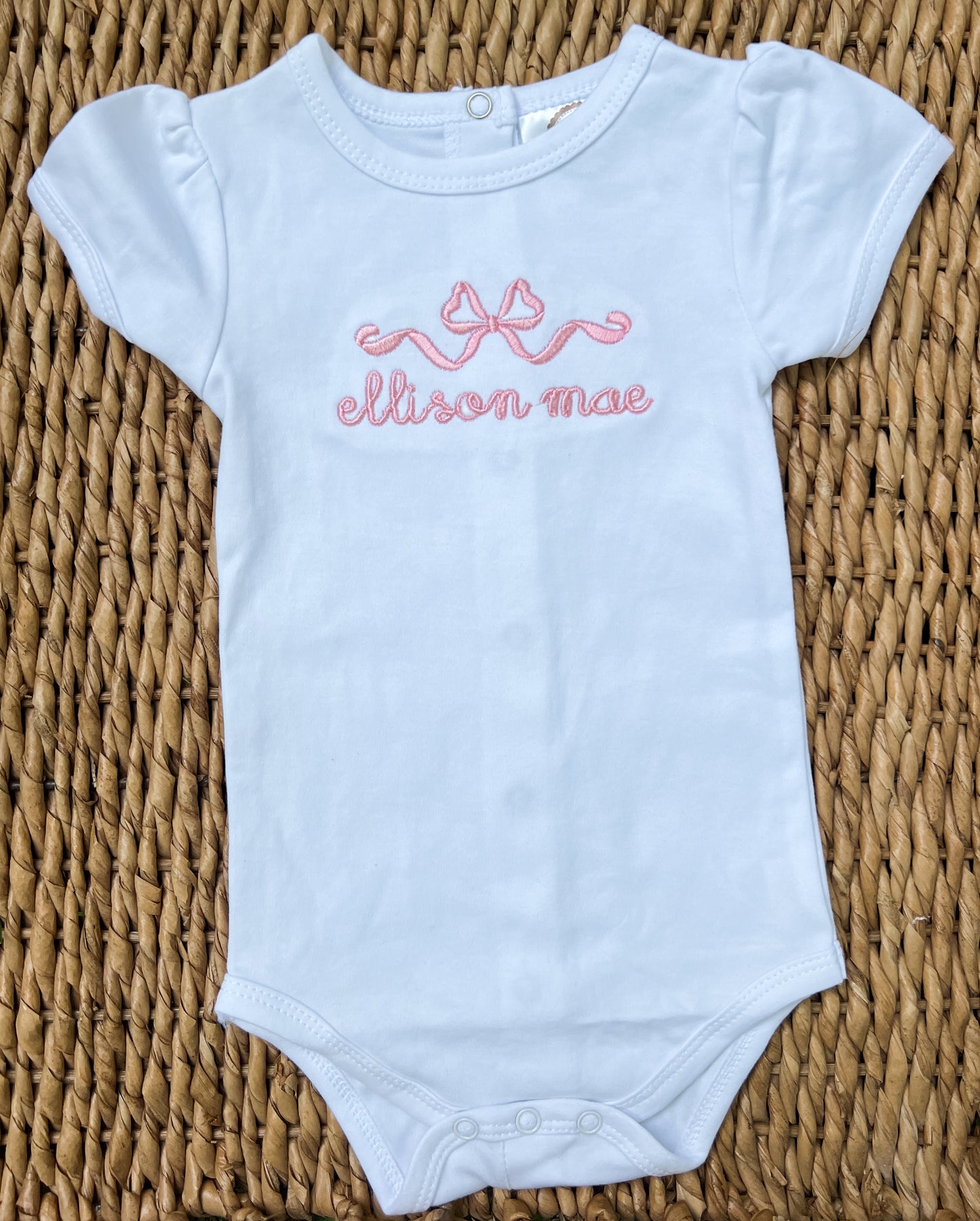 Short Puff Sleeve Infant Bodysuit