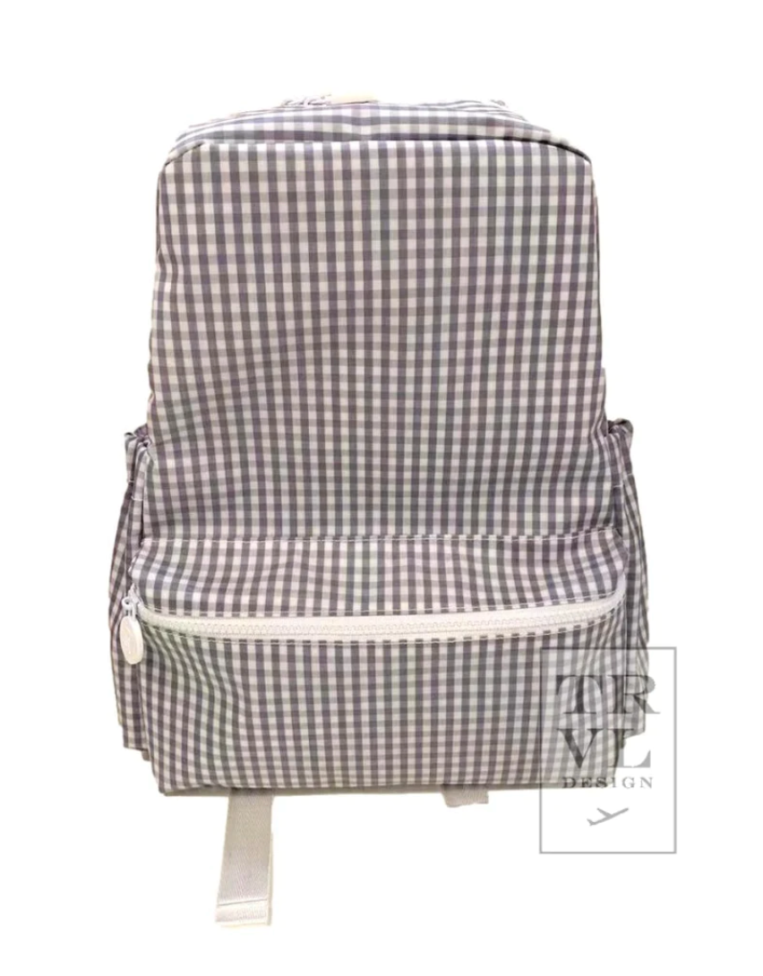 Backpacker- Gingham Grey
