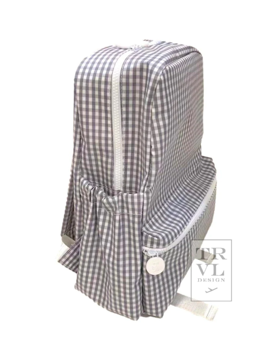 Backpacker- Gingham Grey