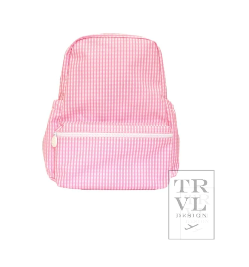 Backpacker- Gingham Pink