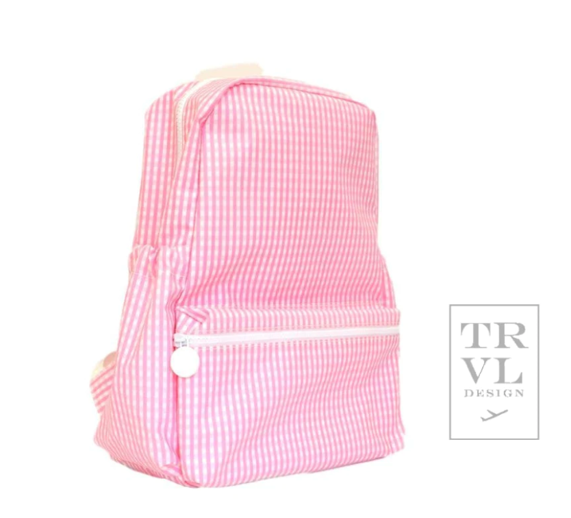 Backpacker- Gingham Pink