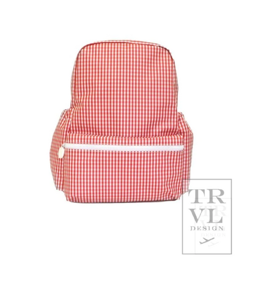 Backpacker- Gingham Red
