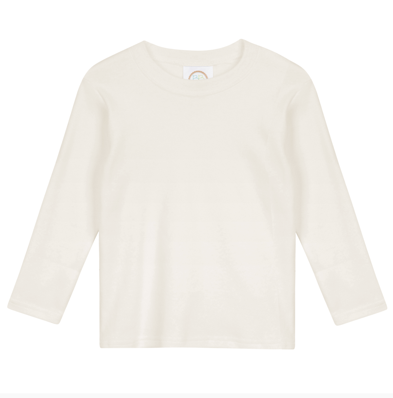 Boy's Long Sleeve Tee- Cream