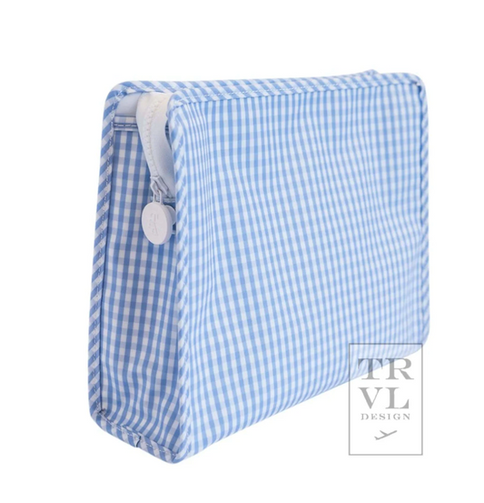 Large Roadie- Gingham Sky