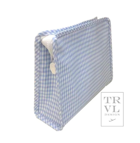 Large Roadie- Gingham Mist