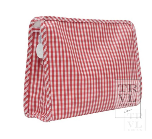 Large Roadie- Gingham Red