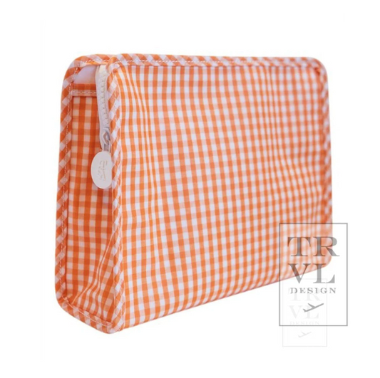 Large Roadie- Gingham Orange