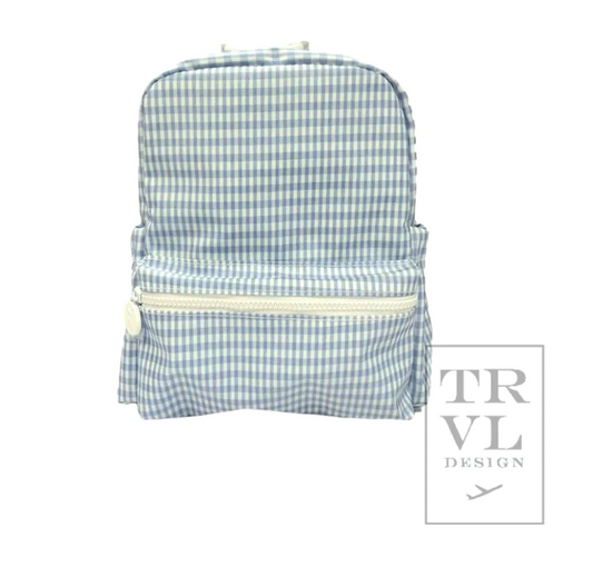 MINI Backpacker- Gingham Mist