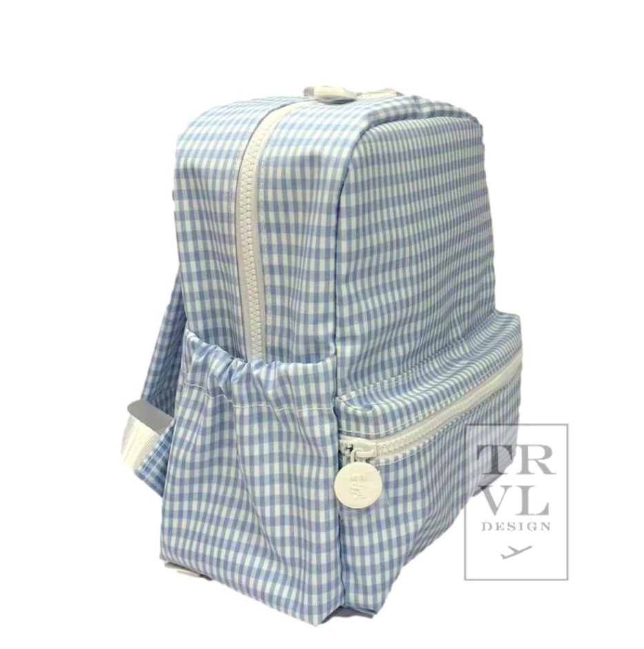 MINI Backpacker- Gingham Mist
