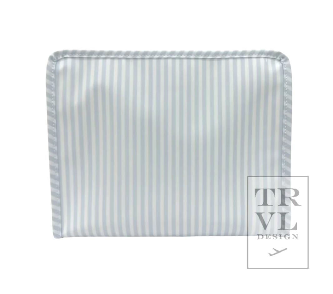 Medium Roadie- Pimlico Stripe Blue