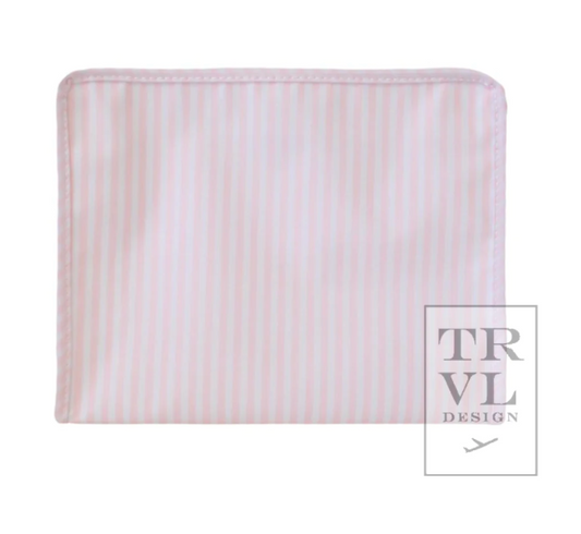 Medium Roadie- Pimlico Stripe Pink