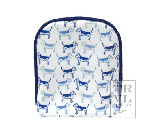 Bring it lunch bag- Puppy Love Blue