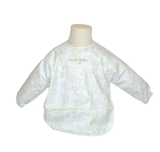 Perfect Smock- Bunny Toile Green