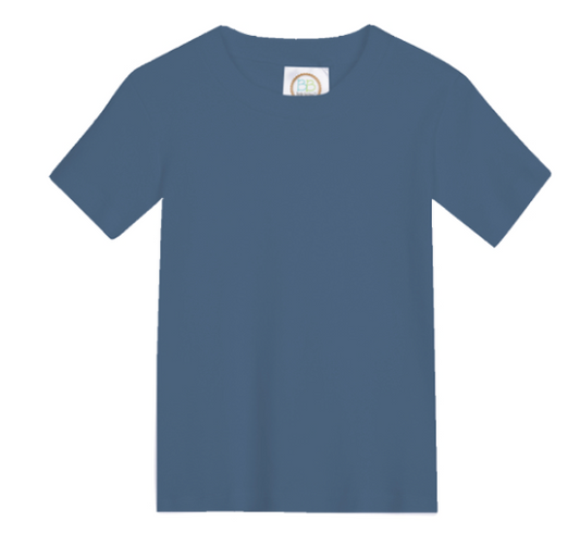 Short Sleeve Tee- Slate Blue