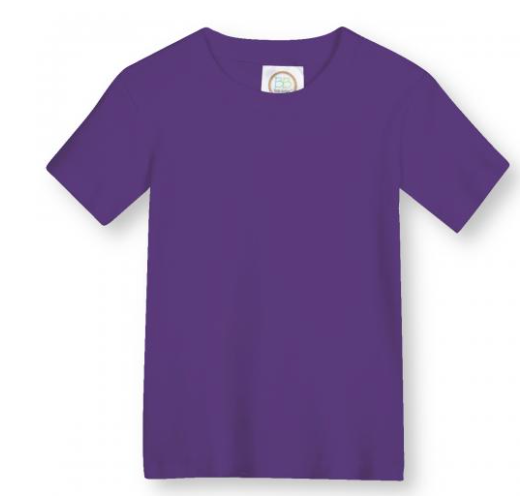 Short Sleeve Tee- Purple