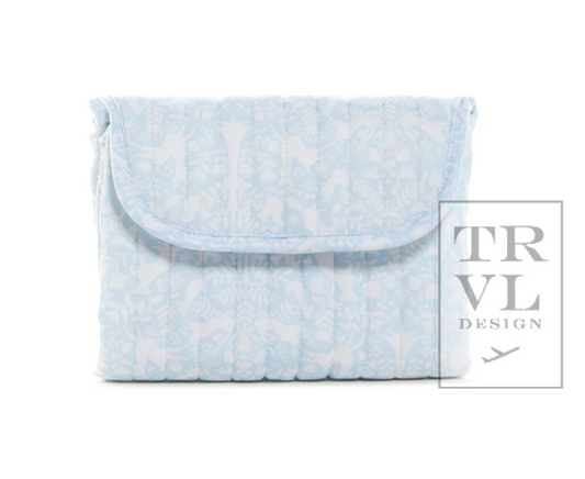 Quilted Changing Mat- Woodland Blue