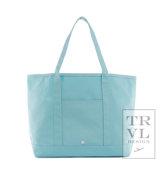Maxi Tote- Lake Blue